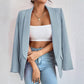 Einfarbige Anzugjacke für Damen