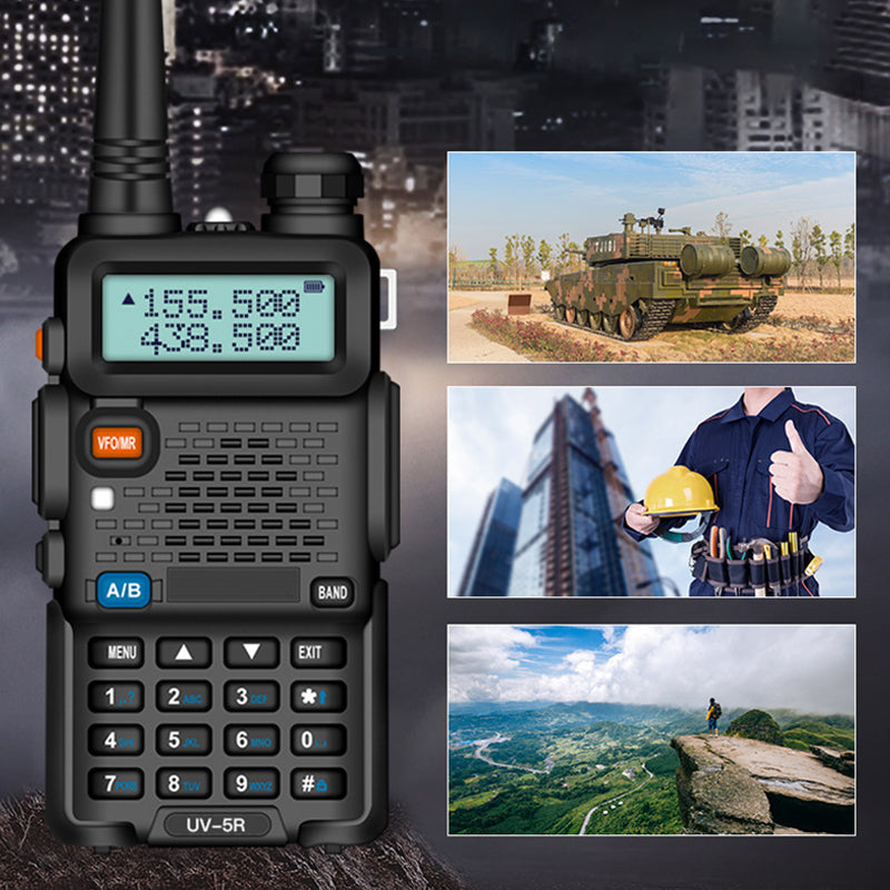 Çift bantlı geniş menzilli UV5R radyo ile UV-5R amatör radyo cihazı