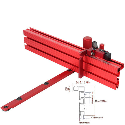 📢📢50 % Rabatt!! ⏰💥Präziser Gehrungsanschlag aus Aluminium - Schnell einstellbar, präzise führbar. Sparen Sie Zeit, Material & Nerven 🚀