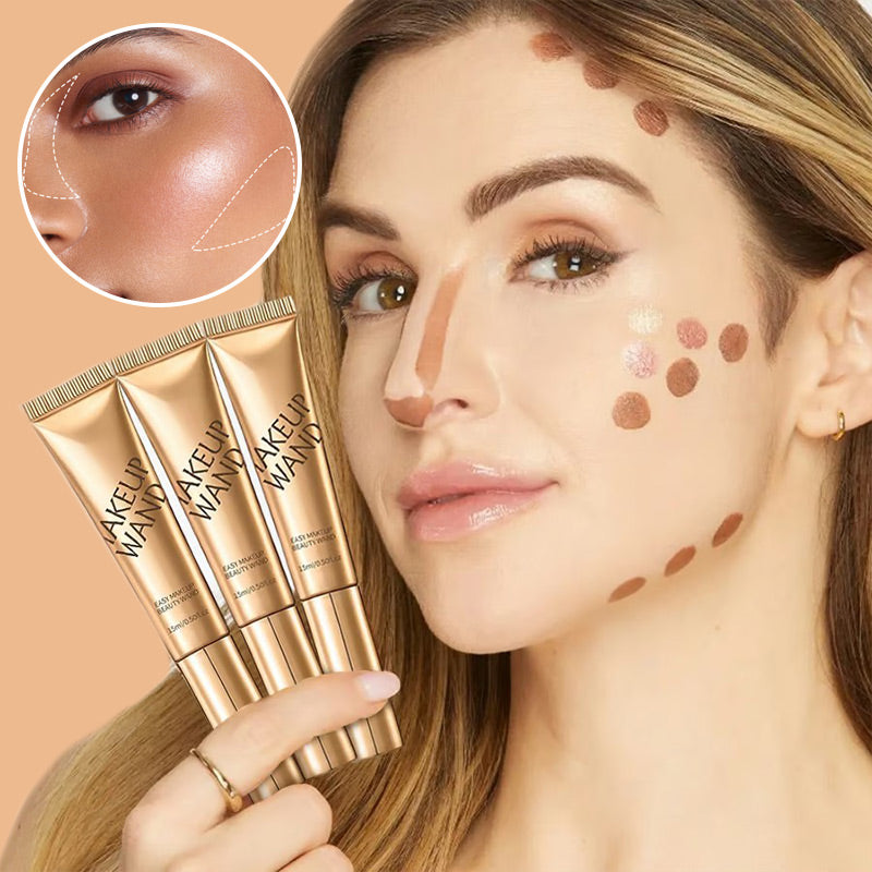 Pluma de maquillaje líquido multifuncional para marcador y acabado