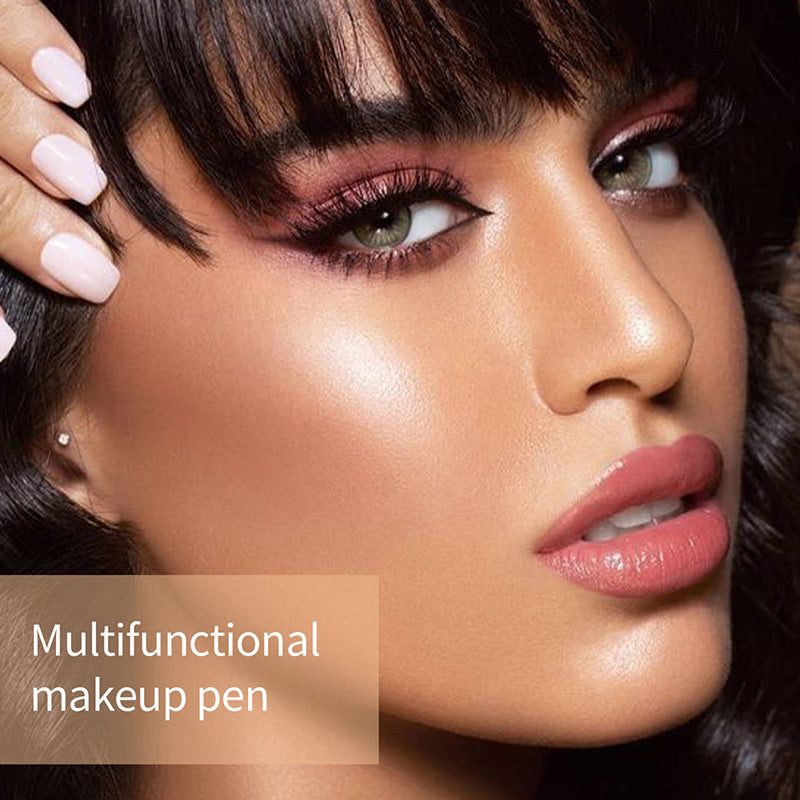 Pluma de maquillaje líquido multifuncional para marcador y acabado