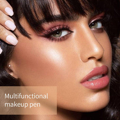 Pluma de maquillaje líquido multifuncional para marcador y acabado