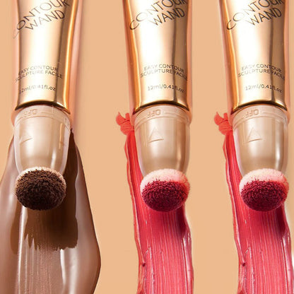 Pluma de maquillaje líquido multifuncional para marcador y acabado