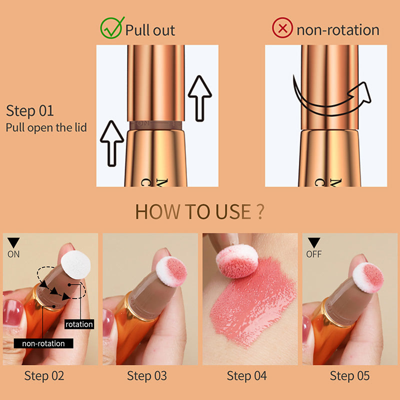 Pluma de maquillaje líquido multifuncional para marcador y acabado