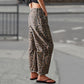 🐆Heißer Verkauf👖 Lässige, lockere Hose mit Leopardenmuster und Taschen💖