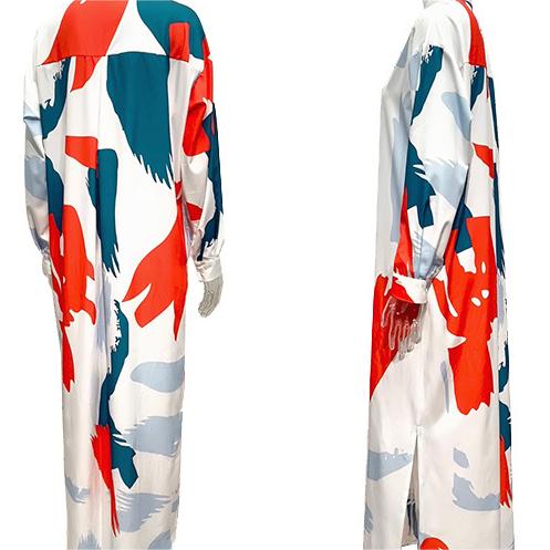 💃🏻Lässiges, bedrucktes, langes Kleid für Frauen