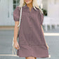 Babydoll dress from denim for women