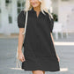 Babydoll dress from denim for women