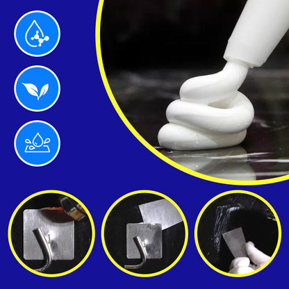 Powerful, mold -resistant, white nail -free glue