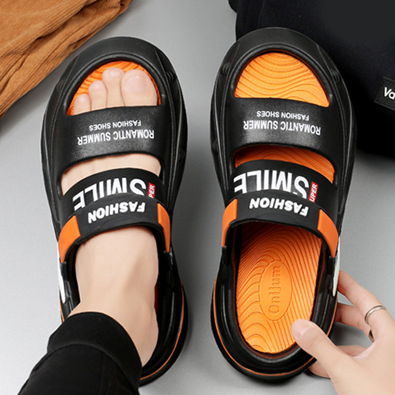 🔥2025 heißer Verkauf🔥chunky gepolsterte Sandalen mit einem schwellähnlichen Griff