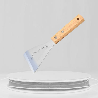 🛠️ KAUFE 1, ERHALTE 1 GRATIS! ⚒️ Mehrzweck-Spachtelmesser – Stahlklinge, Holzgriff & Perfekt für Renovierung 🏠
