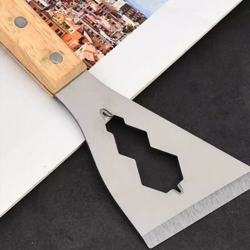 🛠️ KAUFE 1, ERHALTE 1 GRATIS! ⚒️ Mehrzweck-Spachtelmesser – Stahlklinge, Holzgriff & Perfekt für Renovierung 🏠