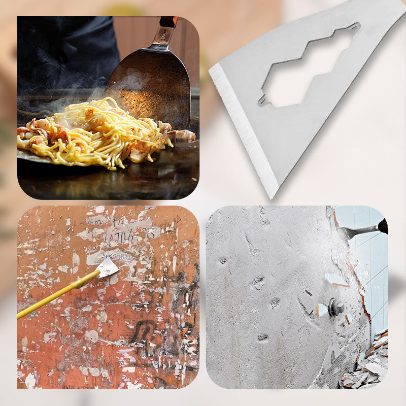 🛠️ KAUFE 1, ERHALTE 1 GRATIS! ⚒️ Mehrzweck-Spachtelmesser – Stahlklinge, Holzgriff & Perfekt für Renovierung 🏠