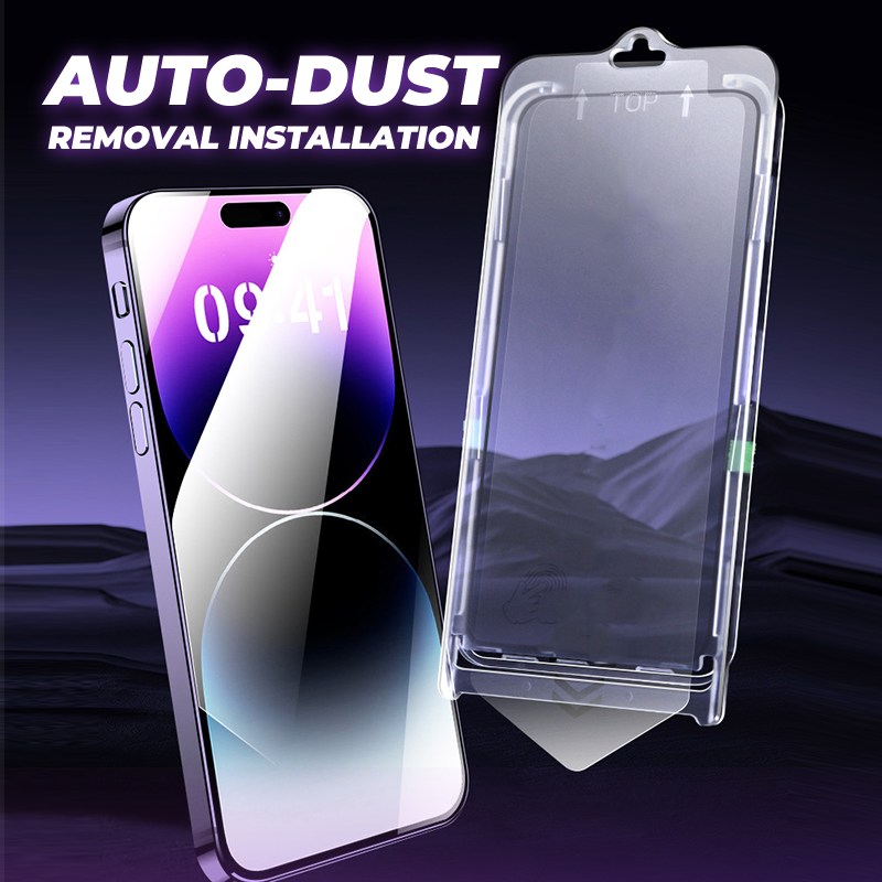 HD Display Protection Film for iPhone Series - Automatisk installasjon av støvfjerning