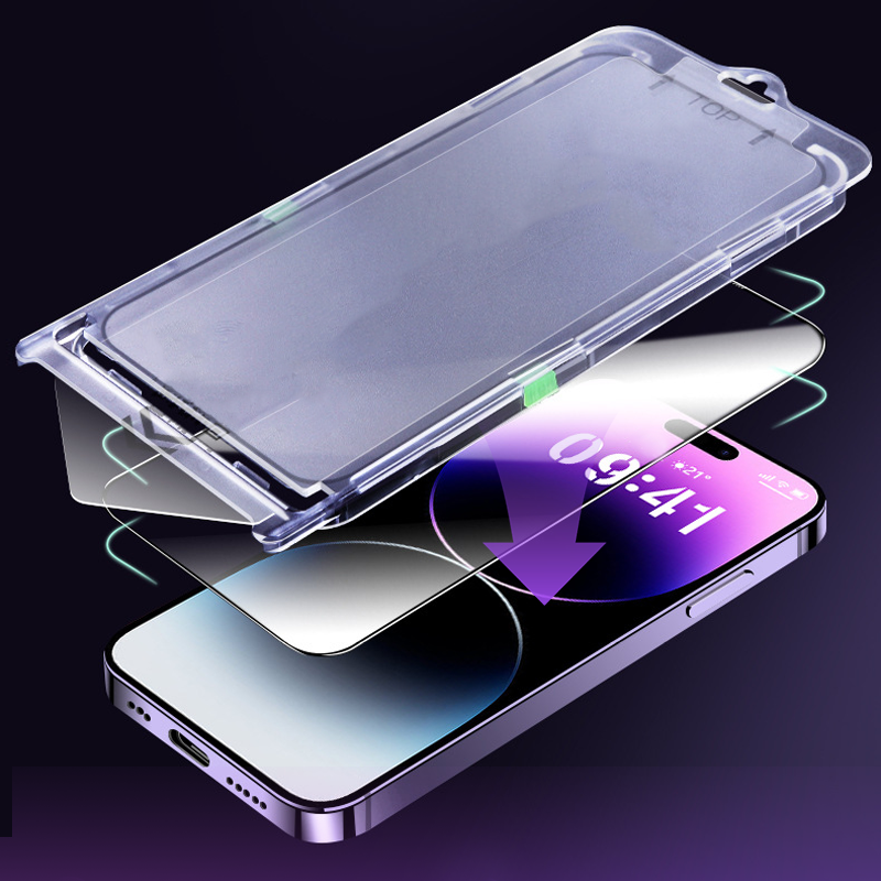 HD Display Protection Film for iPhone Series - Automatisk installasjon av støvfjerning