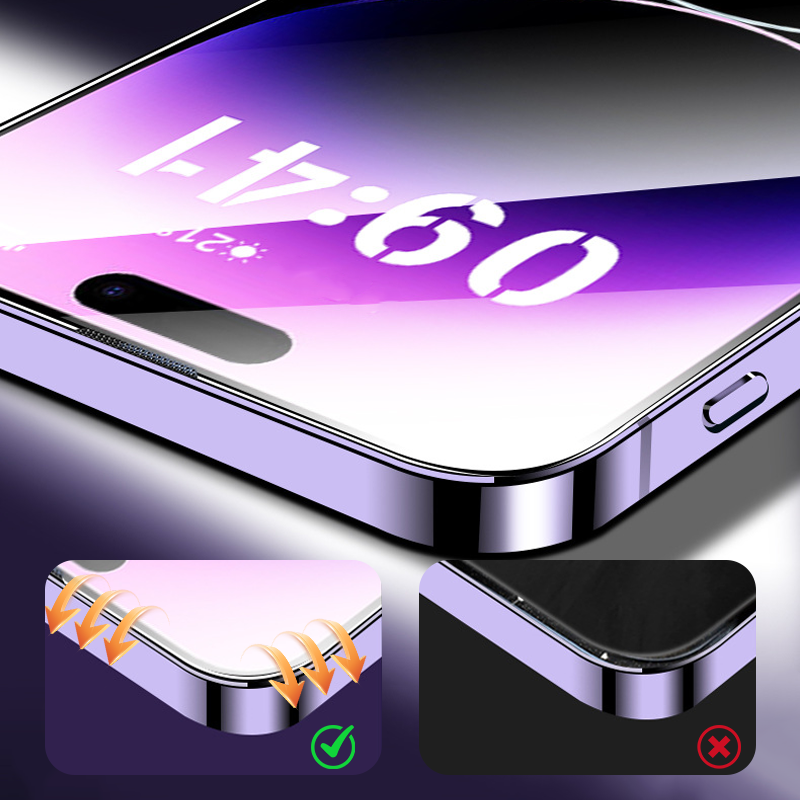 HD Display Protection Film for iPhone Series - Automatisk installasjon av støvfjerning