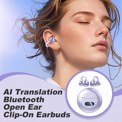 🎧Auriculares Bluetooth de clip con orejas abiertas y traducción de IA
