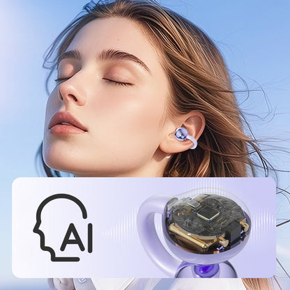 🎧AI-oversettelse Bluetooth-øretelefoner med åpen øretelefon