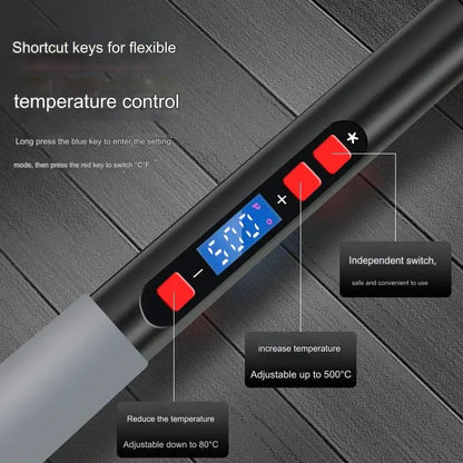 🔥Nueva actualización 2025🪛🔥Juego de soldador con pantalla digital y temperatura ajustable.