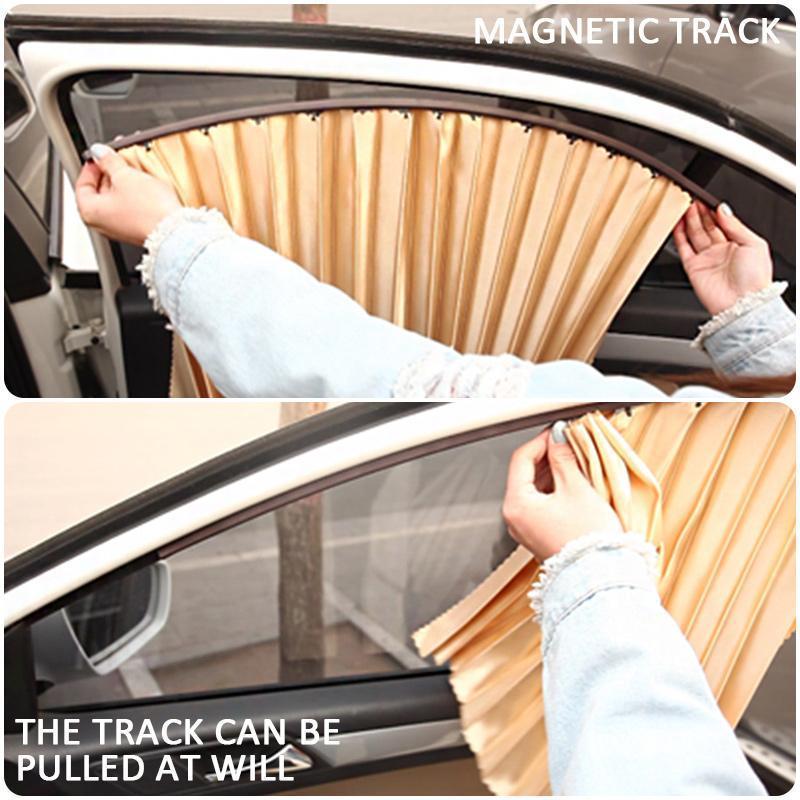 🔥Universele magnetische privacyzonwering voor zijramen in de auto