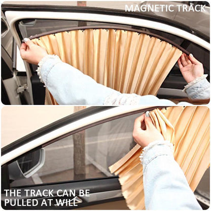 🔥Universele magnetische privacyzonwering voor zijramen in de auto