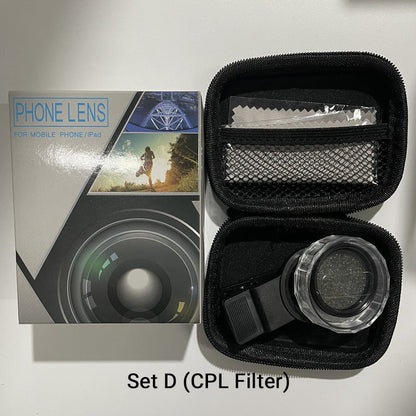 🔥LAST DAY SALE 50%✨OFF 52mm Clip-on CPL Telefon Kamera Objektiv Filter Kit