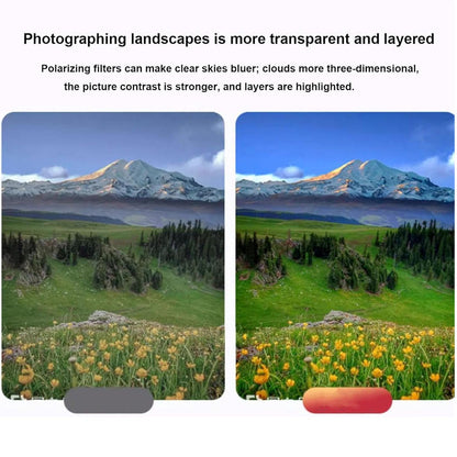 Filtro di polarizzazione circolare ultra slim clip