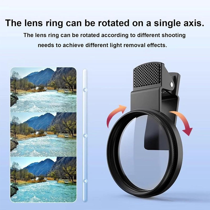 Filtro di polarizzazione circolare ultra slim clip