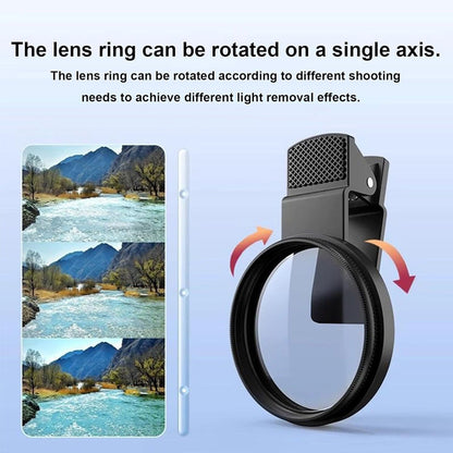 Filtro di polarizzazione circolare ultra slim clip