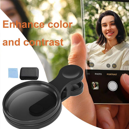Filtro de polarización circular de clip ultra delgado