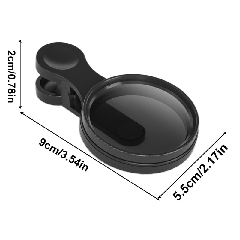Filtro di polarizzazione circolare ultra slim clip