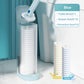 Brosse de toilette jetable avec packs de recharge