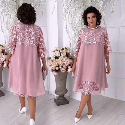 🌟Transparent lace dress in layering look🌟