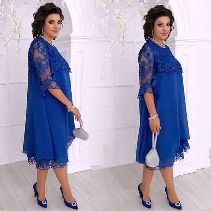 🌟Прозирна чипкаста хаљина са слојевитим изгледом🌟