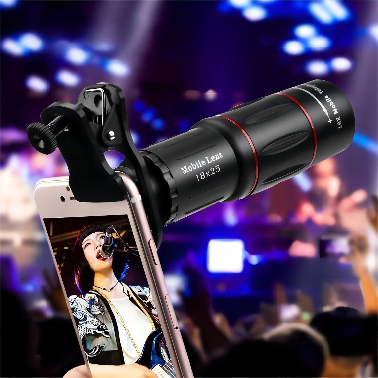 Tele -lenskit met clipbeugel voor smartphones