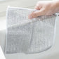 Versatile metal towels for dry and wet dishwashing rinsing