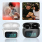 Headset with ear clip and intelligent color screen for intelligent translations