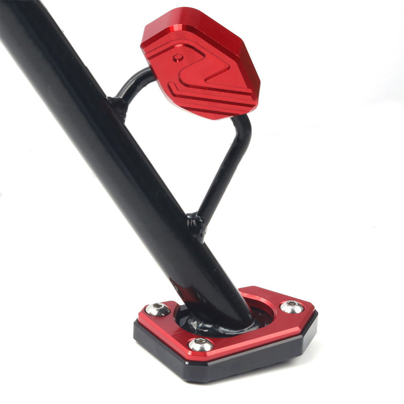 Motorcycle foot side stand pad plate kick stand