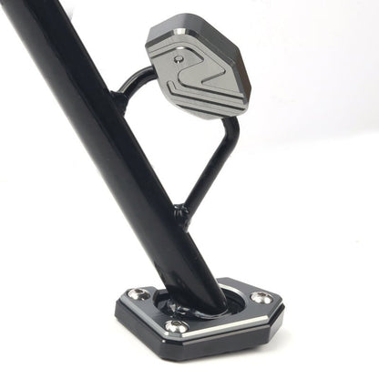 Motorcycle foot side stand pad plate kick stand