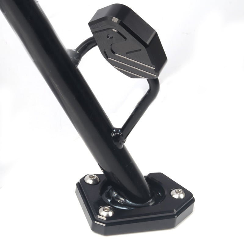 Motorcycle foot side stand pad plate kick stand