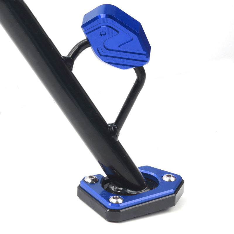 Motorcycle foot side stand pad plate kick stand