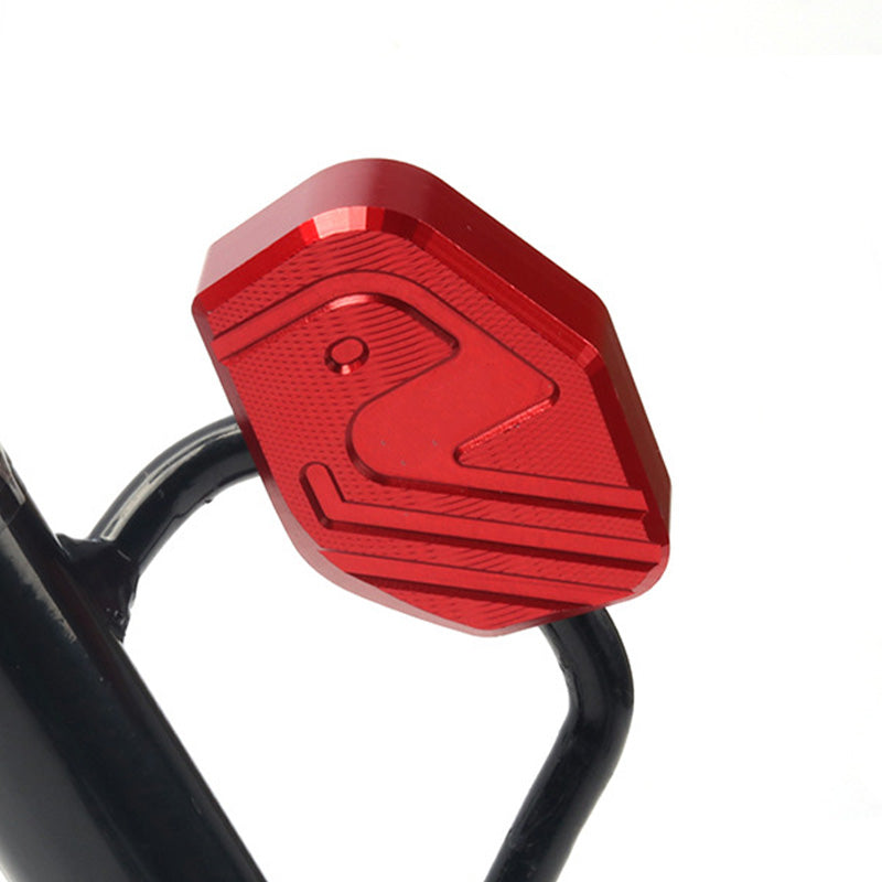 Motorcycle foot side stand pad plate kick stand