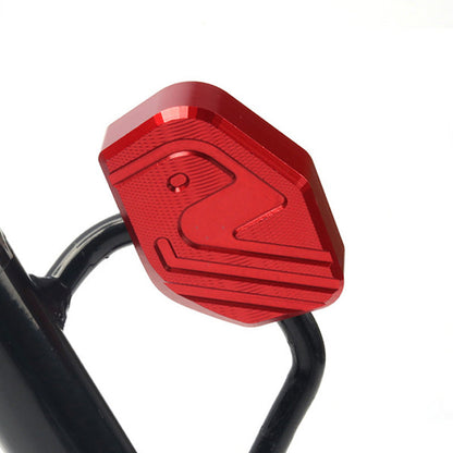 Motorcycle foot side stand pad plate kick stand
