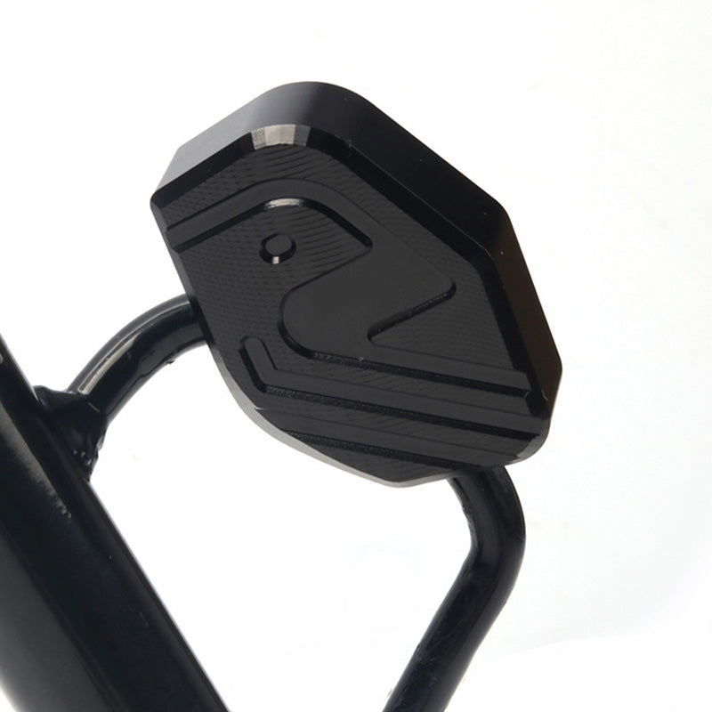 Motorcycle foot side stand pad plate kick stand