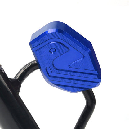 Motorcycle foot side stand pad plate kick stand