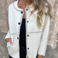 Damen Strickjacke mit Knöpfen