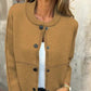 Damen Strickjacke mit Knöpfen