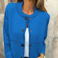 Damen Strickjacke mit Knöpfen