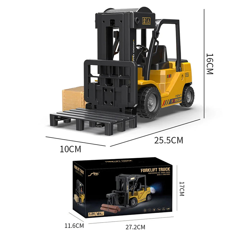✨🎅Weihnachtsangebote – Nur für kurze Zeit!⏰🚜1:64 Scale Mini Remote-Controlled Construction Vehicle