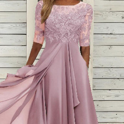 💖NUEVO – OFERTA LIMITADA💖 Elegante vestido de cóctel con bordado y falda fluida.